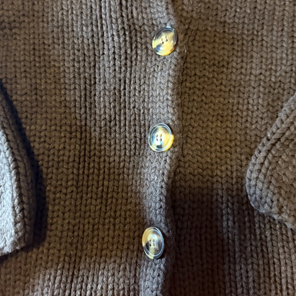 Zara chocolate brown oversized touch of wool chunky jacket made in EU NWT - Picture 5 of 13